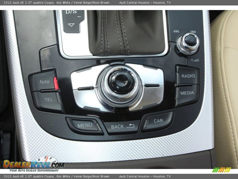 2013 Audi A5 2.0T quattro Coupe Ibis White / Velvet Beige/Moor Brown Photo #17
