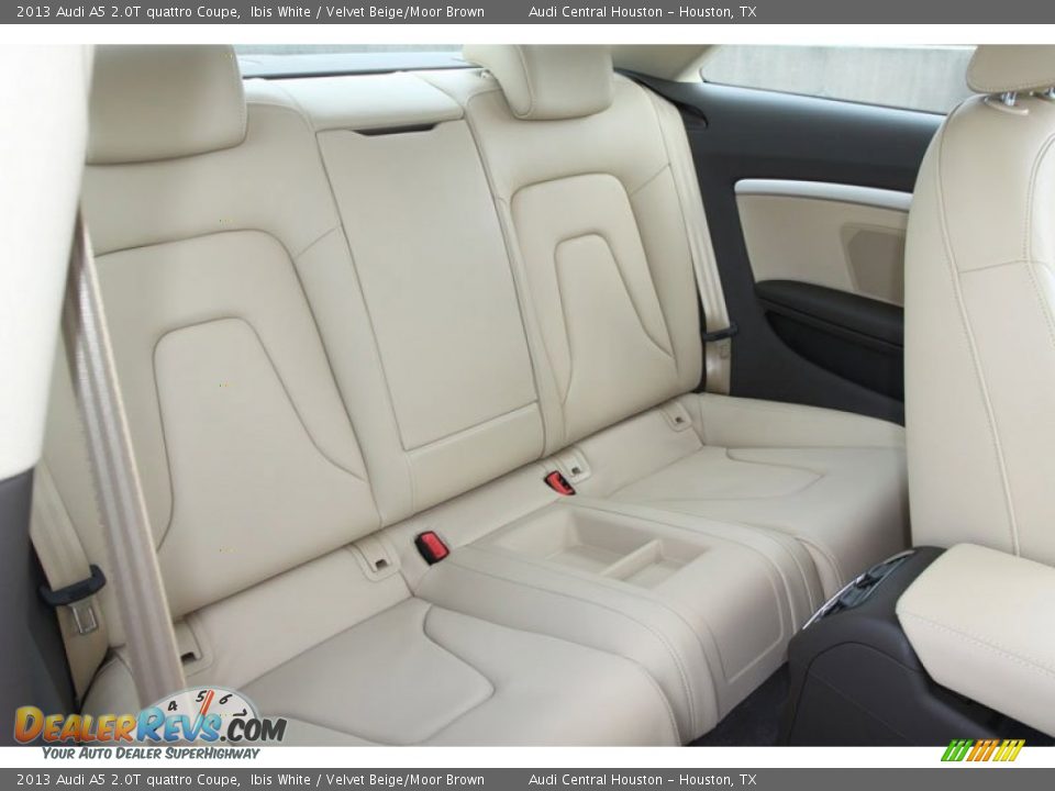 2013 Audi A5 2.0T quattro Coupe Ibis White / Velvet Beige/Moor Brown Photo #21
