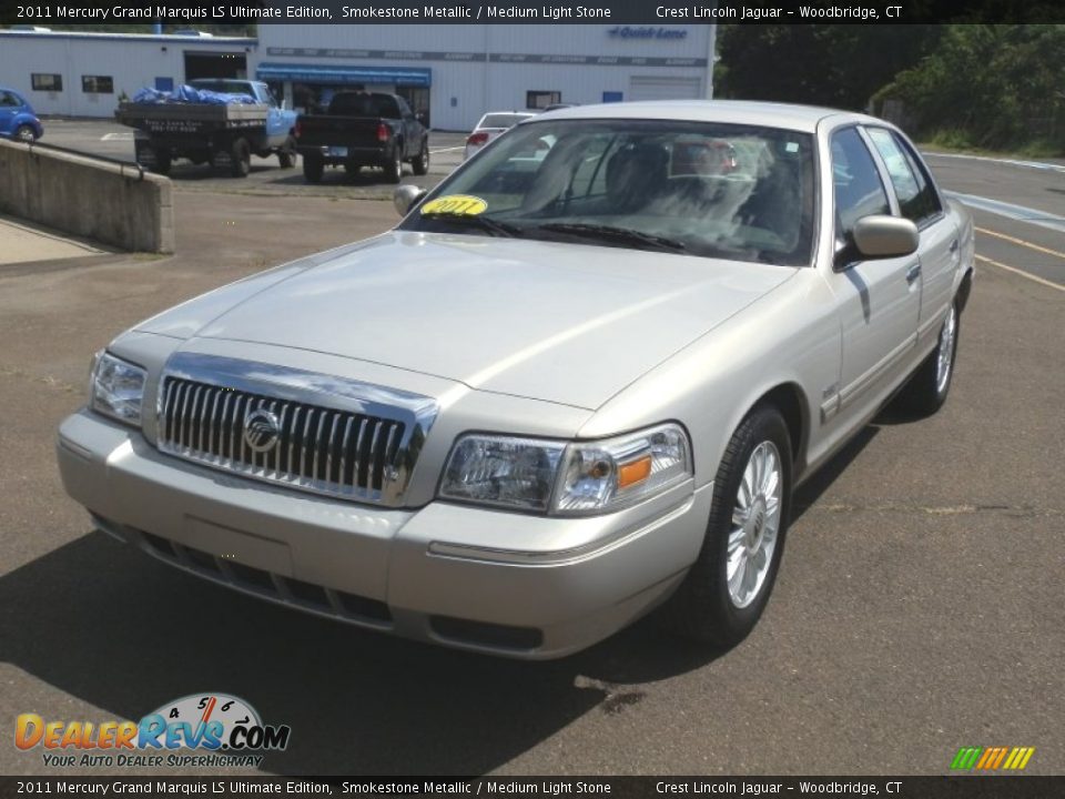 2011 Mercury Grand Marquis LS Ultimate Edition Smokestone Metallic / Medium Light Stone Photo #2