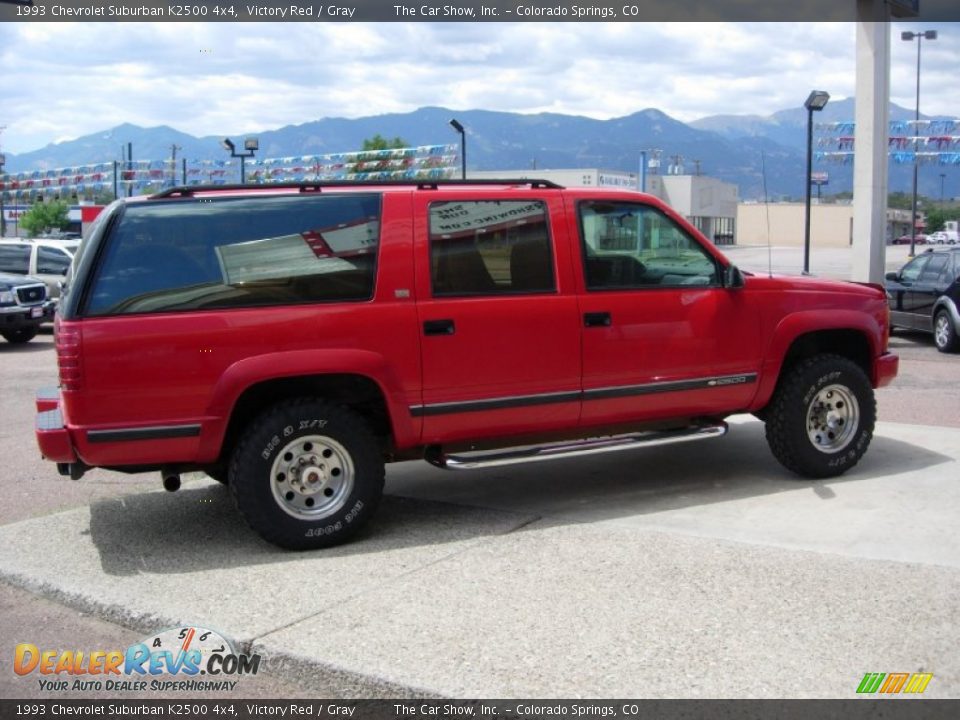 1993 Chevrolet Suburban K2500 4x4 Victory Red Gray Photo 14 6833