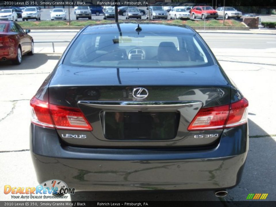 2010 Lexus ES 350 Smoky Granite Mica / Black Photo #7