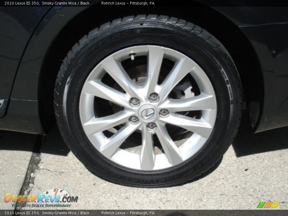 2010 Lexus ES 350 Smoky Granite Mica / Black Photo #9