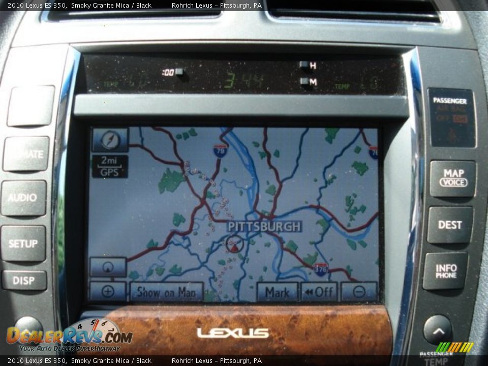 2010 Lexus ES 350 Smoky Granite Mica / Black Photo #15