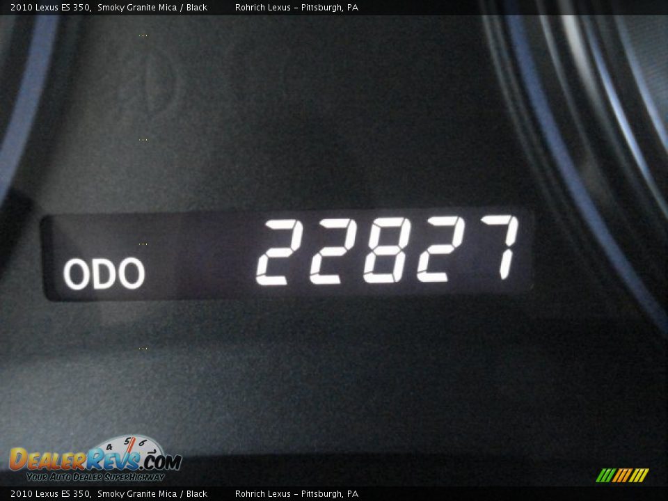 2010 Lexus ES 350 Smoky Granite Mica / Black Photo #19