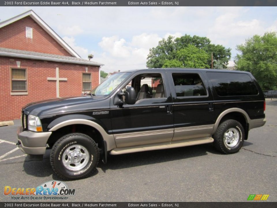 Black 2003 Ford Excursion Eddie Bauer 4x4 Photo #3