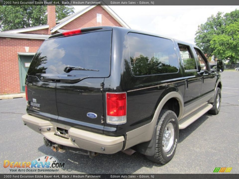 2003 Ford Excursion Eddie Bauer 4x4 Black / Medium Parchment Photo #7