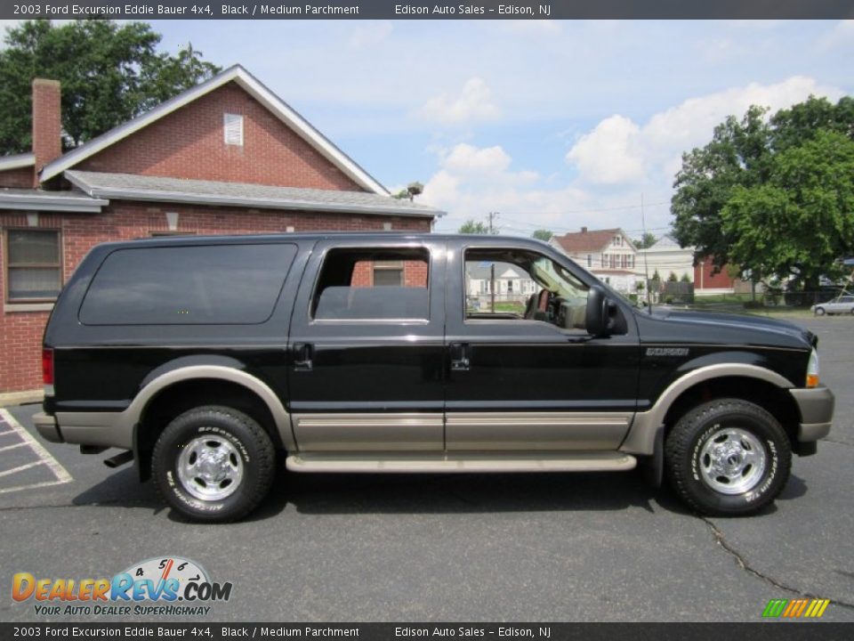 2003 Ford Excursion Eddie Bauer 4x4 Black / Medium Parchment Photo #9