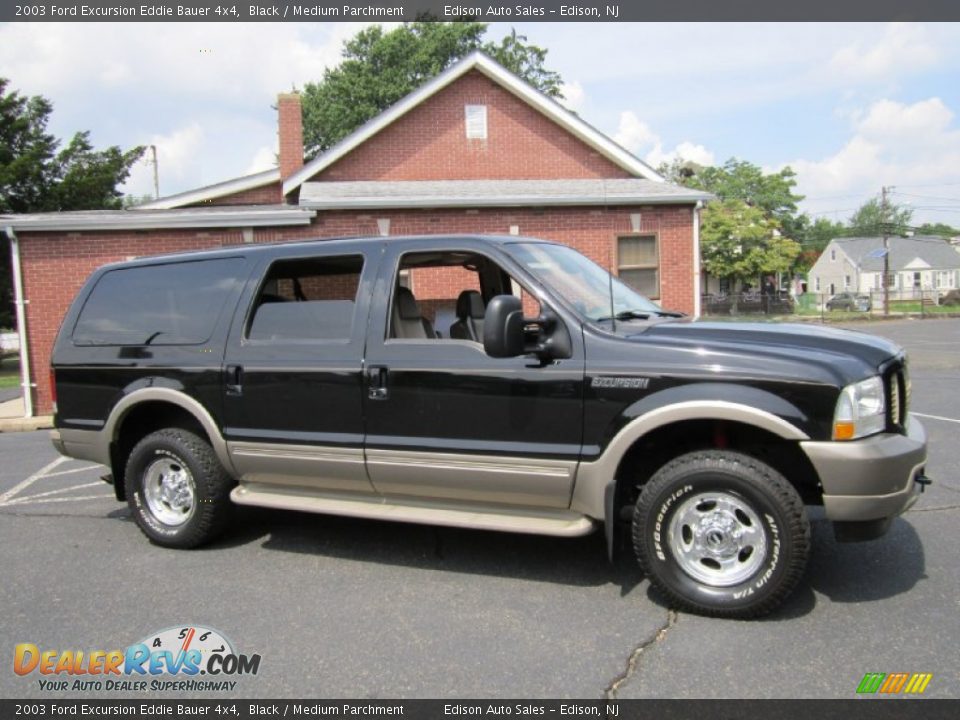 2003 Ford Excursion Eddie Bauer 4x4 Black / Medium Parchment Photo #10