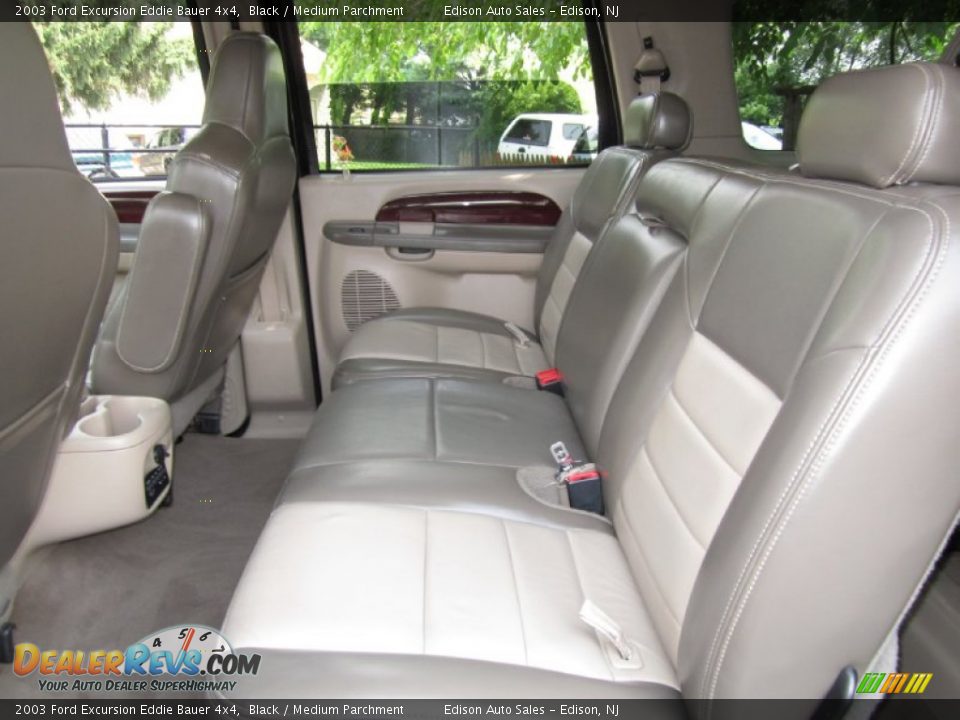 Rear Seat of 2003 Ford Excursion Eddie Bauer 4x4 Photo #17