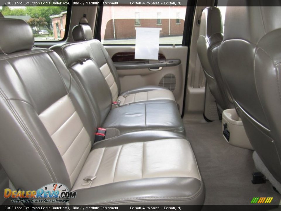 Rear Seat of 2003 Ford Excursion Eddie Bauer 4x4 Photo #18