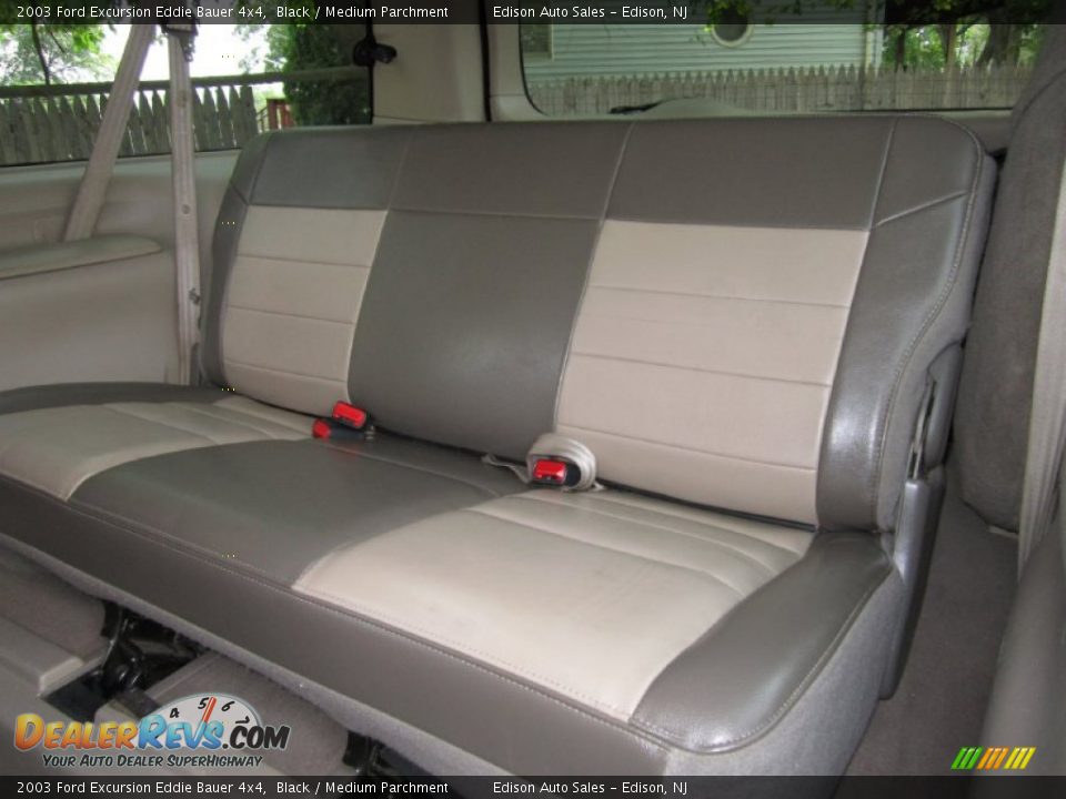 Rear Seat of 2003 Ford Excursion Eddie Bauer 4x4 Photo #19