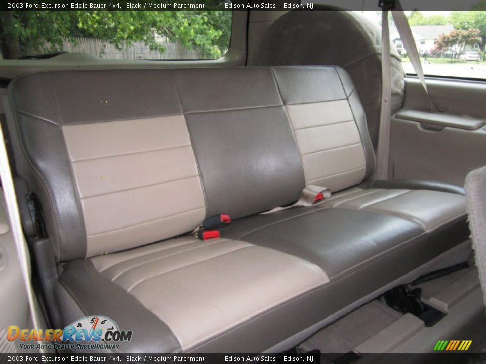 Rear Seat of 2003 Ford Excursion Eddie Bauer 4x4 Photo #20