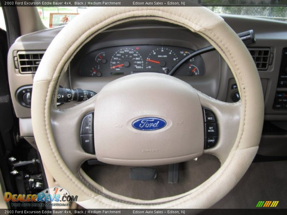 2003 Ford Excursion Eddie Bauer 4x4 Black / Medium Parchment Photo #23