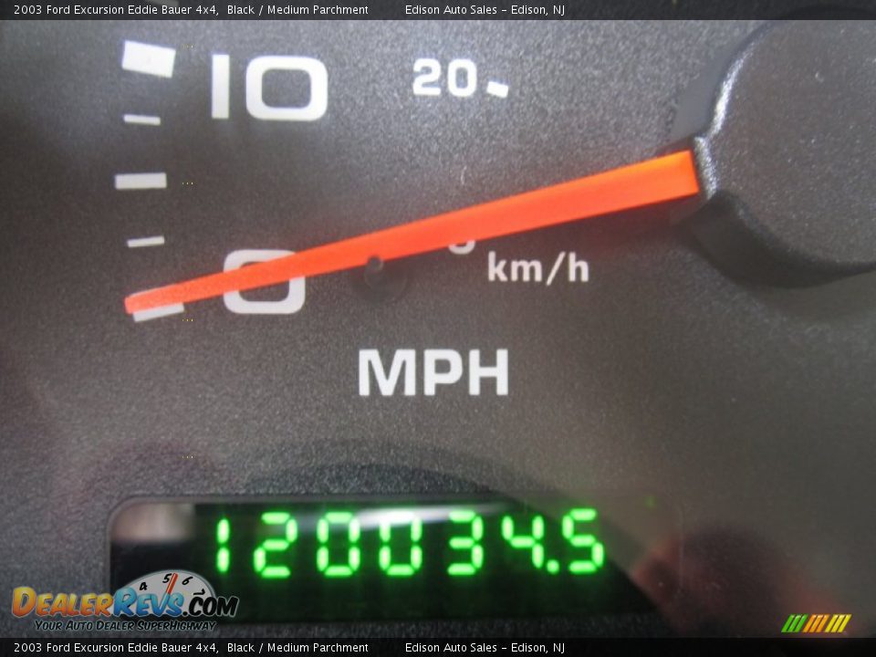 2003 Ford Excursion Eddie Bauer 4x4 Black / Medium Parchment Photo #24