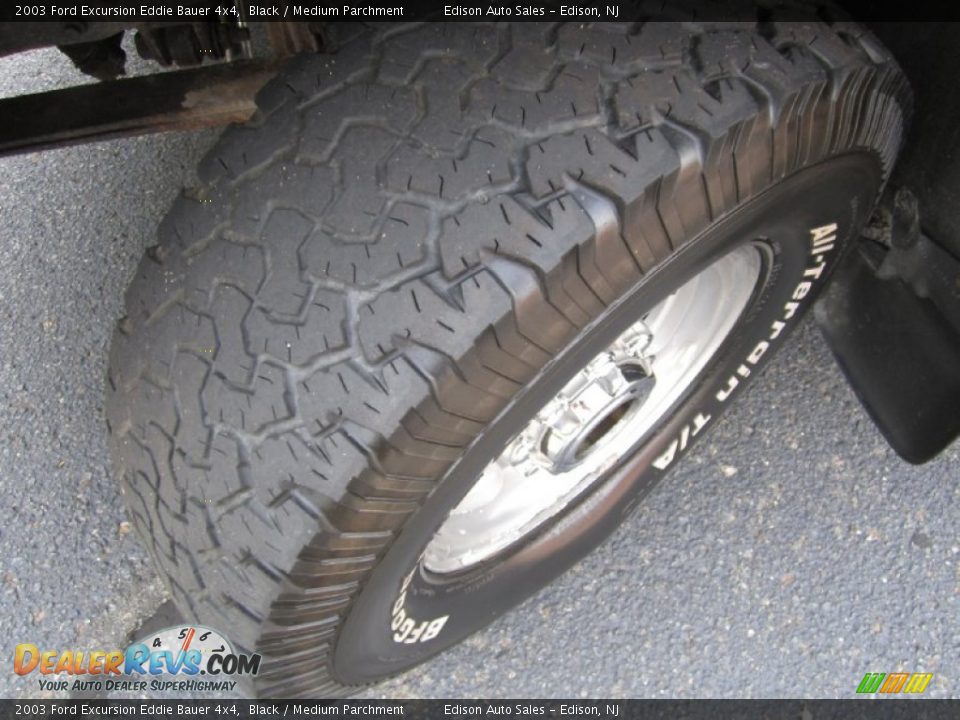 2003 Ford Excursion Eddie Bauer 4x4 Black / Medium Parchment Photo #34