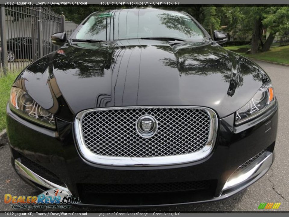 2012 Jaguar XF Ebony / Dove/Warm Charcoal Photo #2
