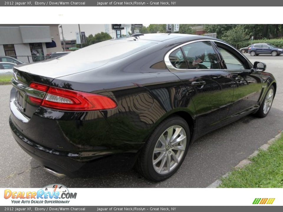 2012 Jaguar XF Ebony / Dove/Warm Charcoal Photo #5