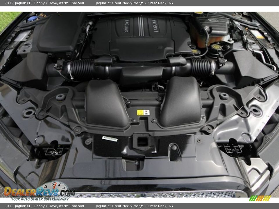 2012 Jaguar XF Ebony / Dove/Warm Charcoal Photo #8