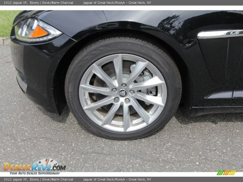 2012 Jaguar XF Ebony / Dove/Warm Charcoal Photo #9