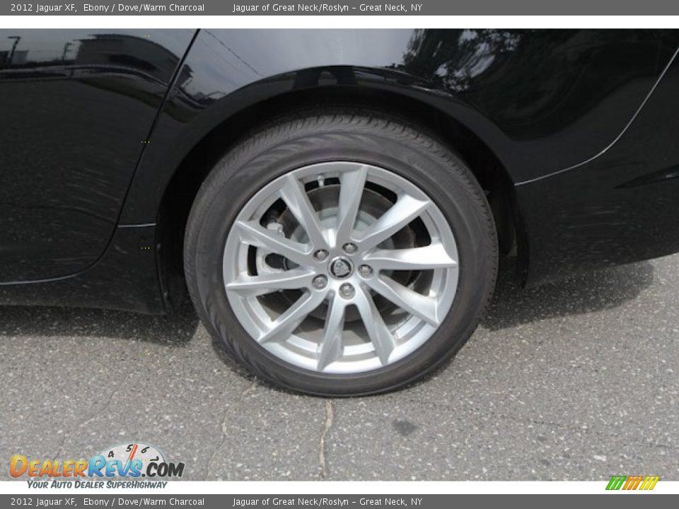 2012 Jaguar XF Ebony / Dove/Warm Charcoal Photo #10