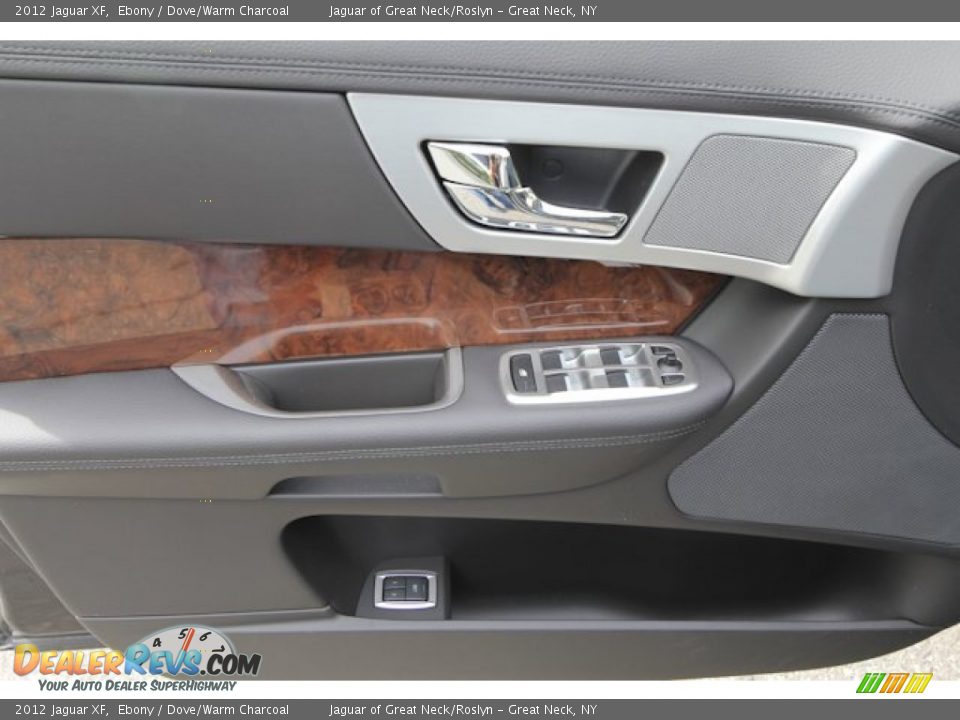 2012 Jaguar XF Ebony / Dove/Warm Charcoal Photo #11
