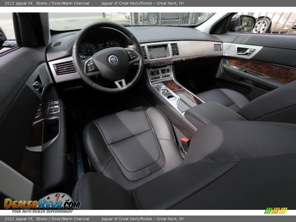 2012 Jaguar XF Ebony / Dove/Warm Charcoal Photo #14