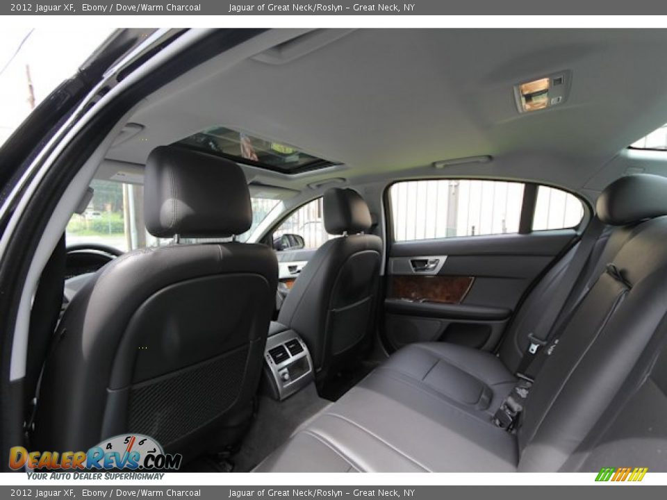 2012 Jaguar XF Ebony / Dove/Warm Charcoal Photo #17