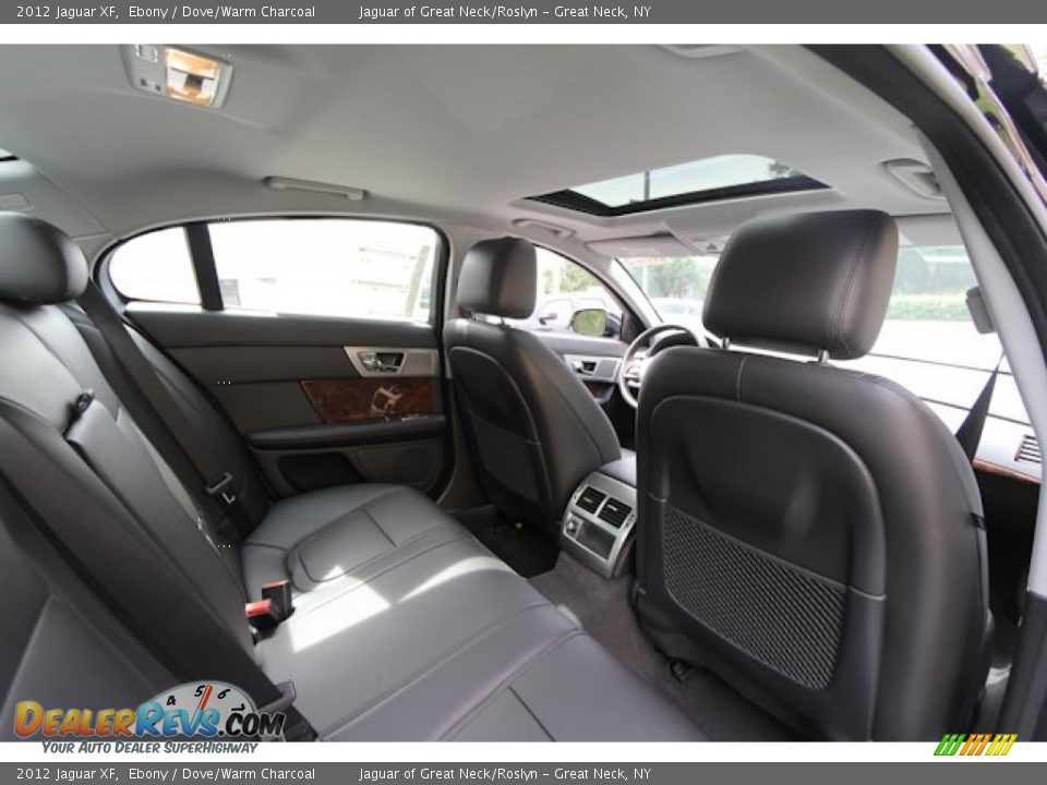 2012 Jaguar XF Ebony / Dove/Warm Charcoal Photo #20