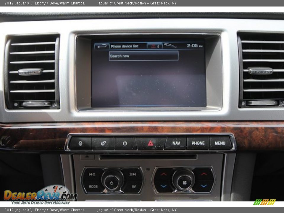 2012 Jaguar XF Ebony / Dove/Warm Charcoal Photo #27