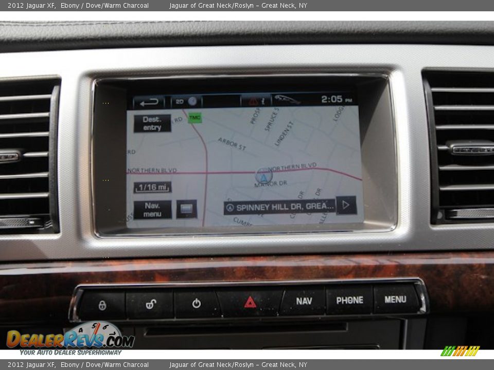 2012 Jaguar XF Ebony / Dove/Warm Charcoal Photo #28