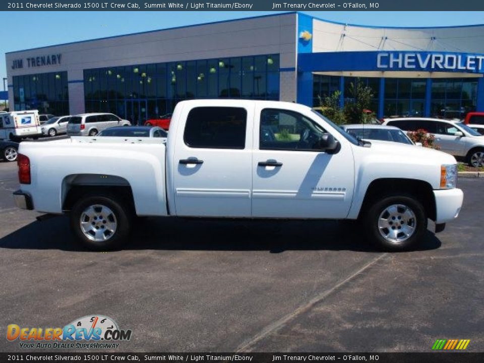 2011 Chevrolet Silverado 1500 LT Crew Cab Summit White / Light Titanium/Ebony Photo #1