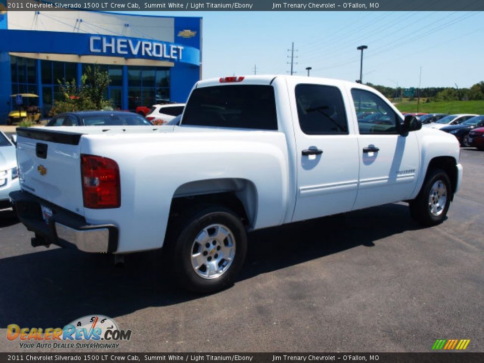 2011 Chevrolet Silverado 1500 LT Crew Cab Summit White / Light Titanium/Ebony Photo #3