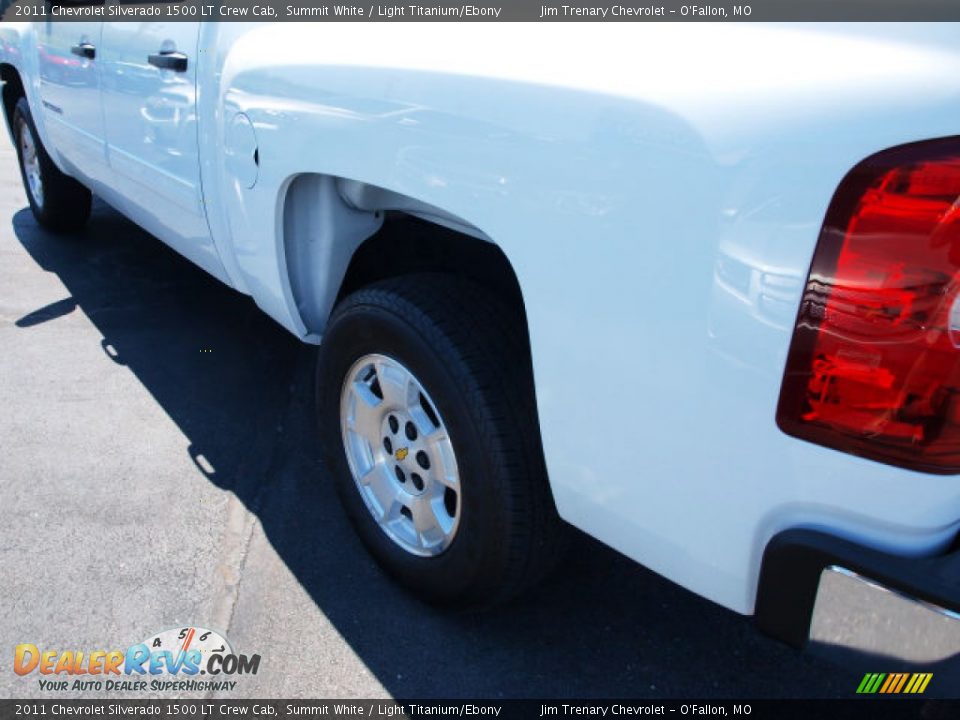 2011 Chevrolet Silverado 1500 LT Crew Cab Summit White / Light Titanium/Ebony Photo #4