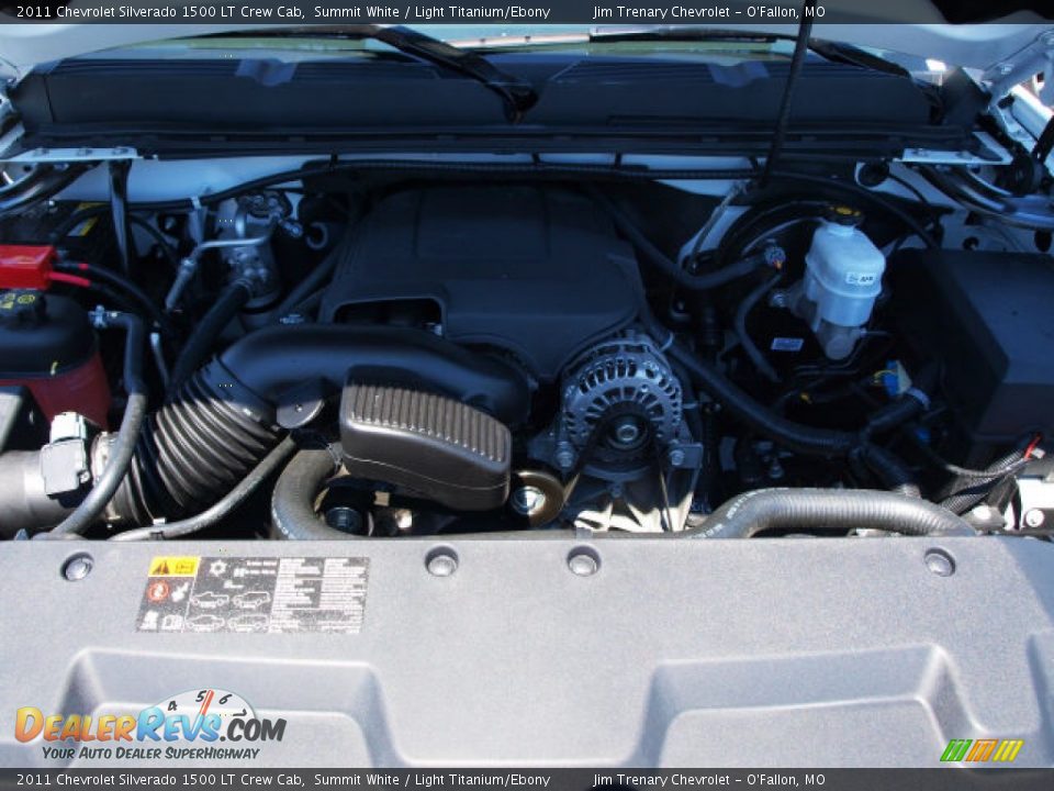2011 Chevrolet Silverado 1500 LT Crew Cab Summit White / Light Titanium/Ebony Photo #7