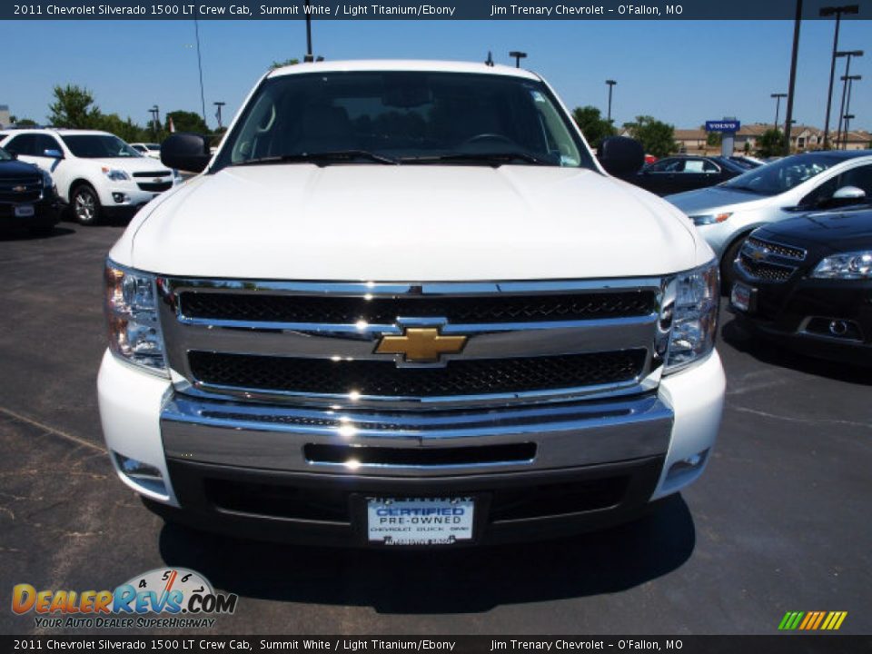 2011 Chevrolet Silverado 1500 LT Crew Cab Summit White / Light Titanium/Ebony Photo #8