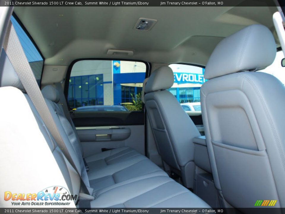2011 Chevrolet Silverado 1500 LT Crew Cab Summit White / Light Titanium/Ebony Photo #9