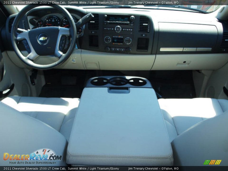 2011 Chevrolet Silverado 1500 LT Crew Cab Summit White / Light Titanium/Ebony Photo #10