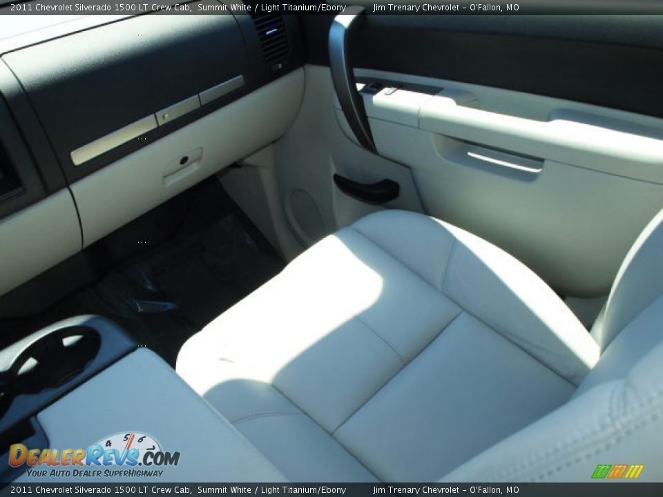 2011 Chevrolet Silverado 1500 LT Crew Cab Summit White / Light Titanium/Ebony Photo #13