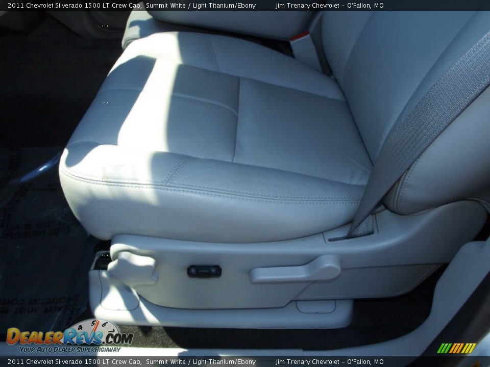 2011 Chevrolet Silverado 1500 LT Crew Cab Summit White / Light Titanium/Ebony Photo #16