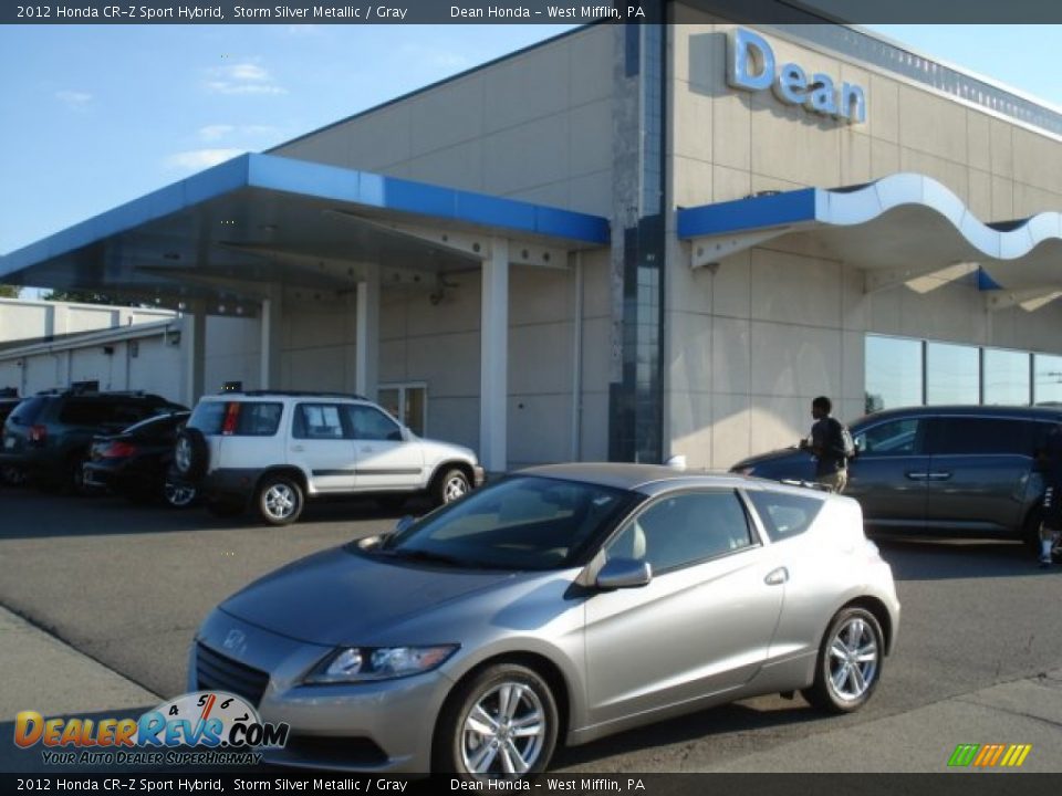 2012 Honda CR-Z Sport Hybrid Storm Silver Metallic / Gray Photo #1
