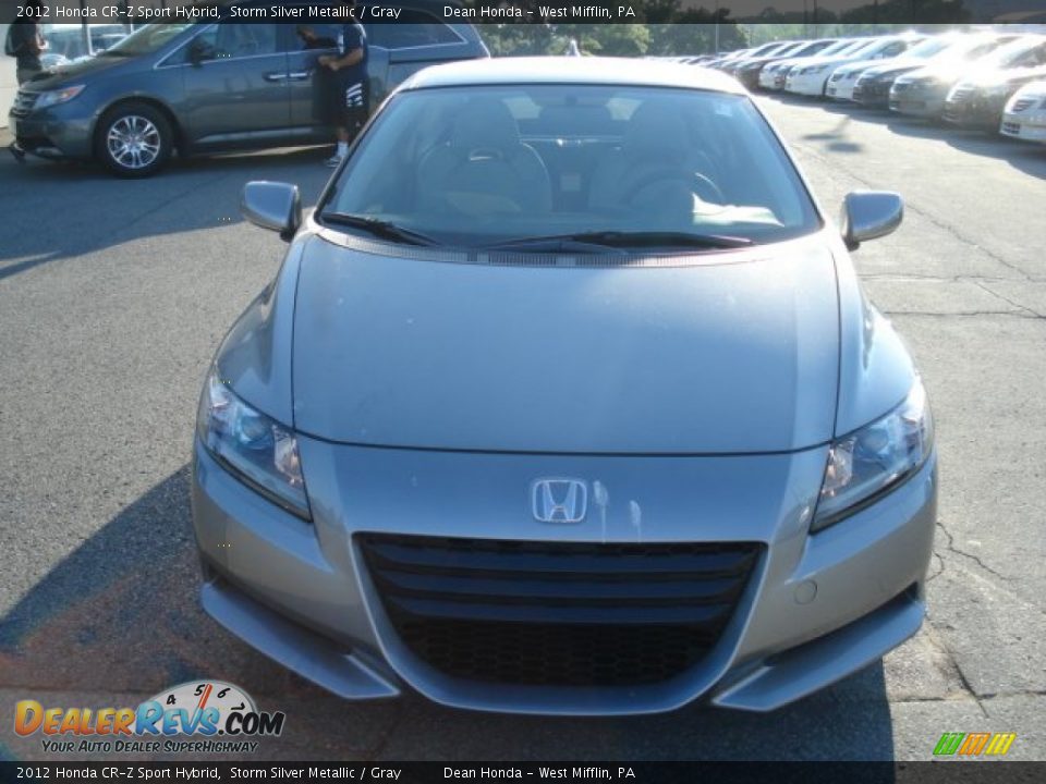 Grey honda cr z #5