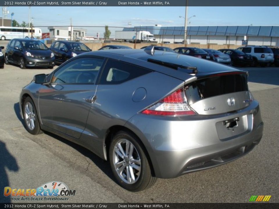 2012 Honda CR-Z Sport Hybrid Storm Silver Metallic / Gray Photo #7