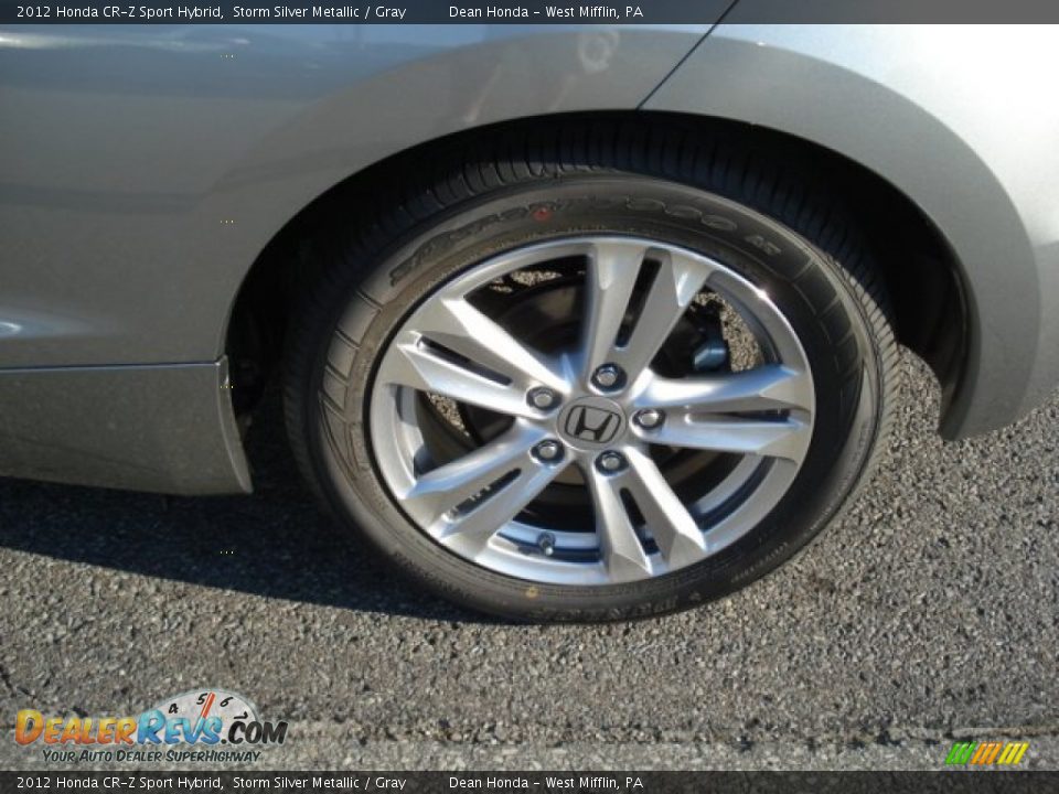 2012 Honda CR-Z Sport Hybrid Storm Silver Metallic / Gray Photo #9