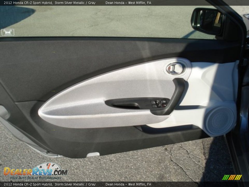 2012 Honda CR-Z Sport Hybrid Storm Silver Metallic / Gray Photo #12