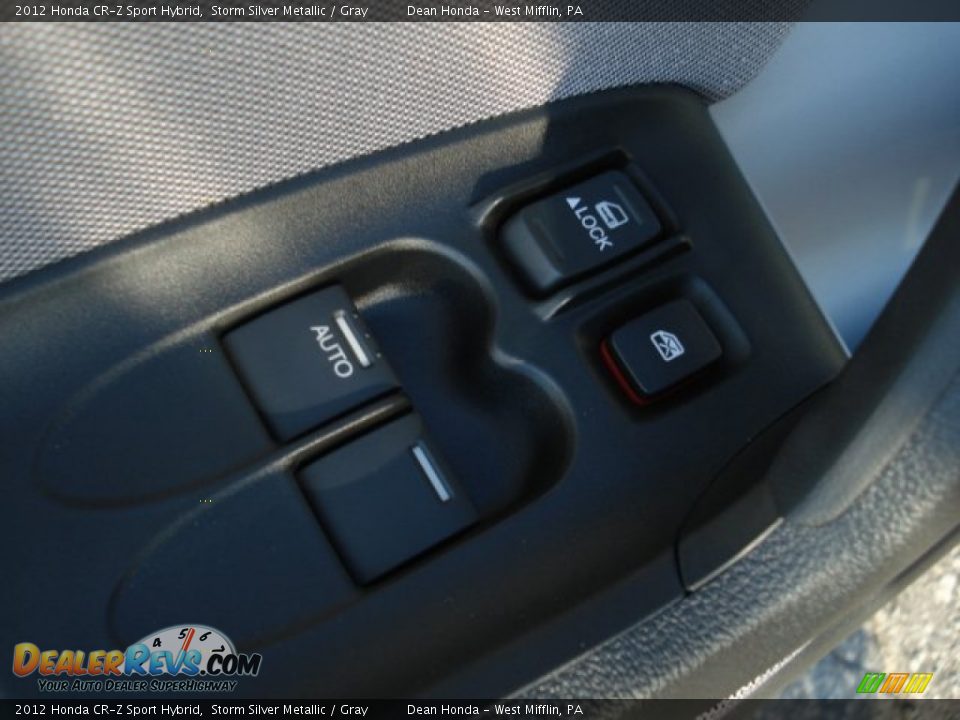 2012 Honda CR-Z Sport Hybrid Storm Silver Metallic / Gray Photo #13