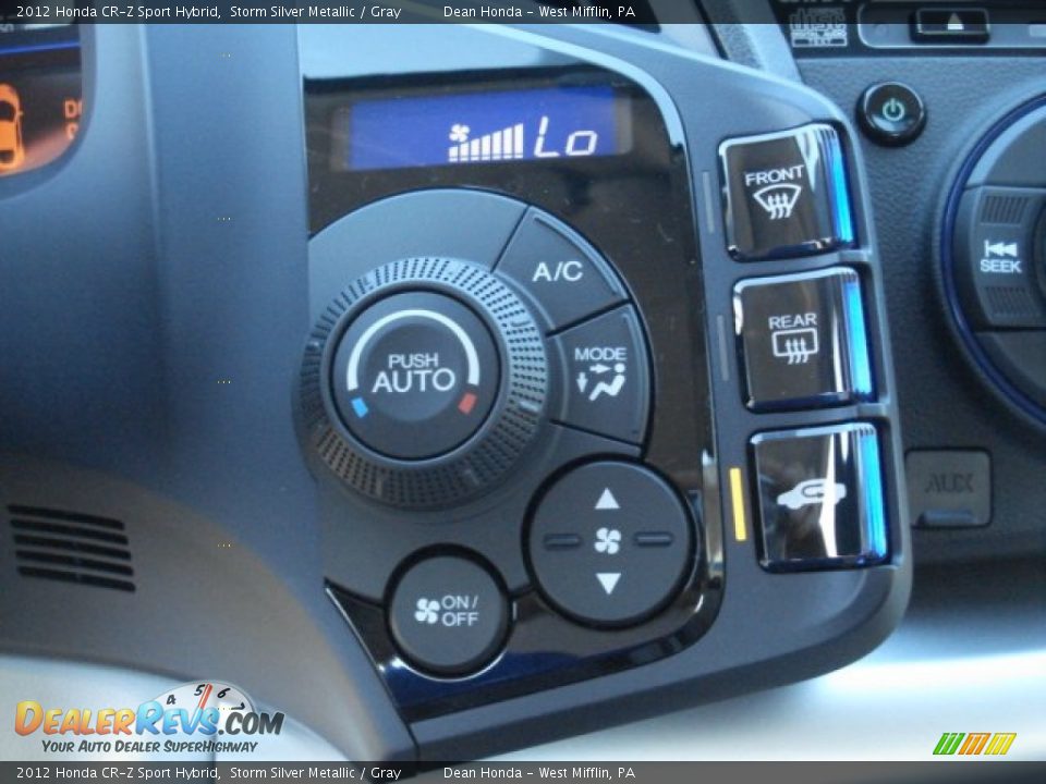 2012 Honda CR-Z Sport Hybrid Storm Silver Metallic / Gray Photo #15