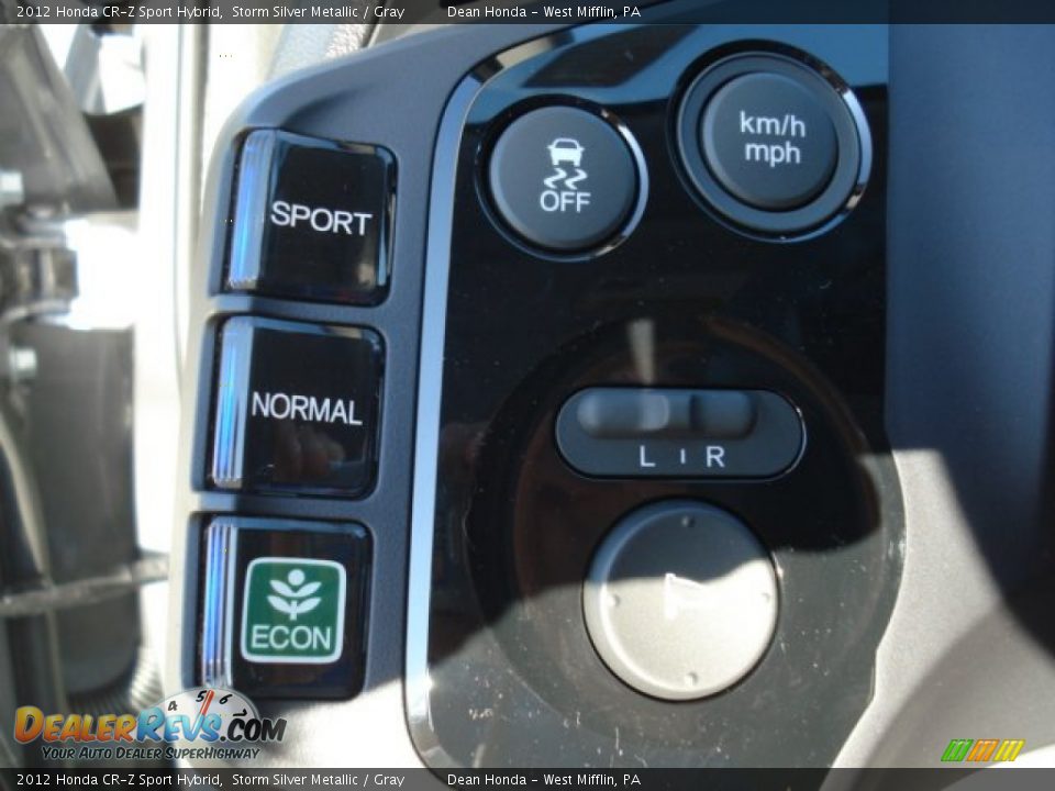 2012 Honda CR-Z Sport Hybrid Storm Silver Metallic / Gray Photo #16