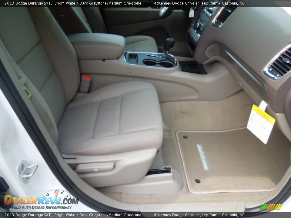 2013 Dodge Durango SXT Bright White / Dark Graystone/Medium Graystone Photo #21