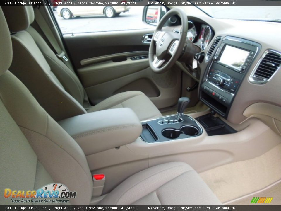 2013 Dodge Durango SXT Bright White / Dark Graystone/Medium Graystone Photo #22