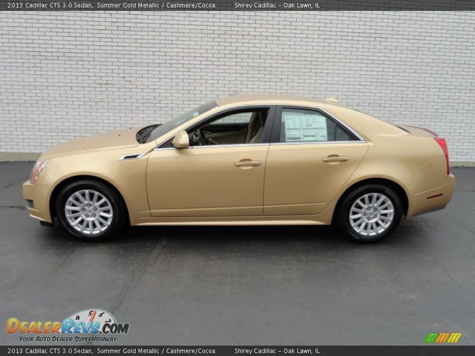 Summer Gold Metallic 2013 Cadillac CTS 3.0 Sedan Photo #7